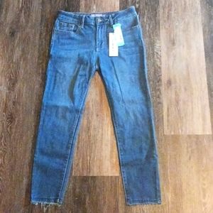 Brand new Just USA / Vale Low Rise scissor Hem Skinny Jean / Indigo - 8P